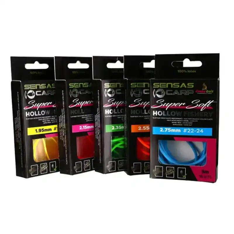 Super Soft Hollow Fishery Elastic - Blauw - 2,75 mm