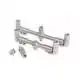 2 Plus 1 Adjustable Buzzerbar - 316 Stainless - Rear: 125 bis 215 mm