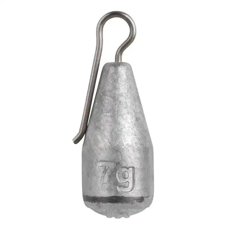 Zinc Clip-On Lure Weights - 3 gram