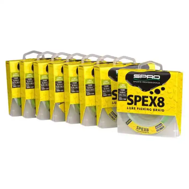 Spex8 Braid - 0,09 mm - 5,9 kg - Camou Green
