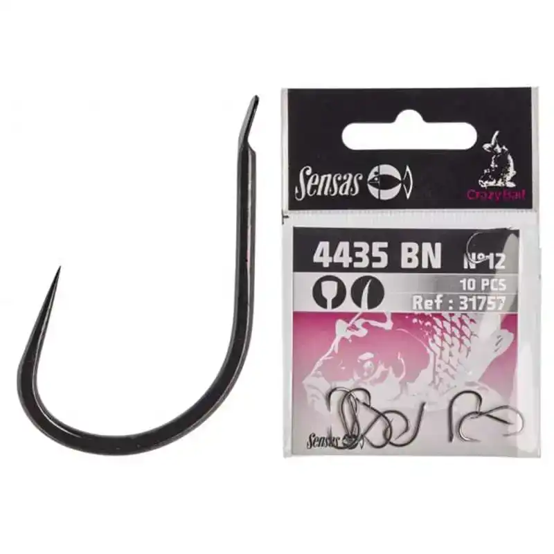 Crazy Bait Barbless 4435 Hooks - Maat: 10