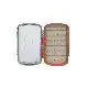 Tacky Pescador Fly Box- Small- Clear- Burnt Orange 