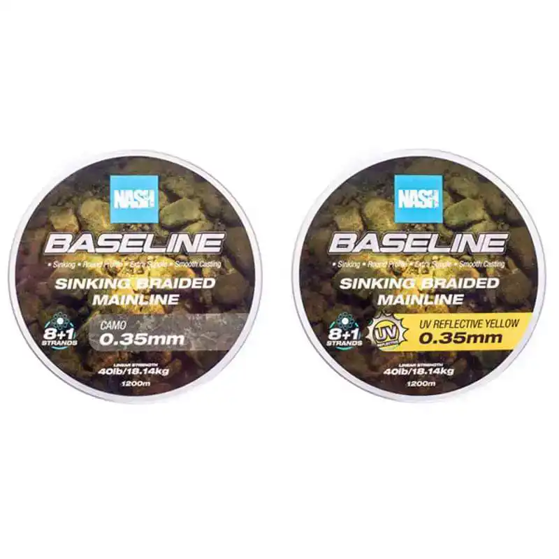 Baseline Sinking Braid - Camo - 20 lb - 0,20 mm - 600 meter