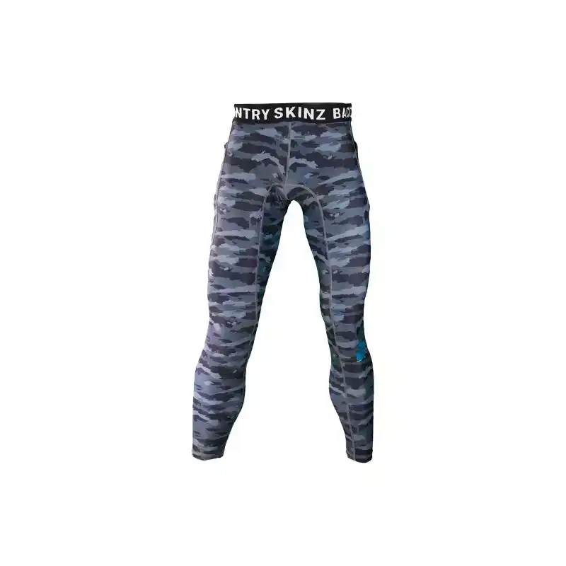 SolarFlexz UV Pro Blue Slate Camo Leggings - Small