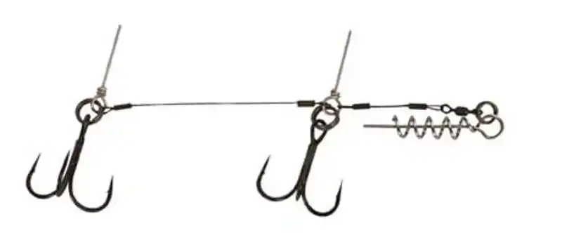 Shallow Stinger Rig - Haak: 2/0 - 12 cm
