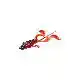 Mutant Rat Soft - 24 cm - 40 gram - Black Red