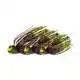 Slide-Up Rubber Jig - Tungsten - 5 gram - Green Pumpkin/Char