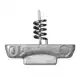 Zinc Screw-In Softbait Weights - 7 gram