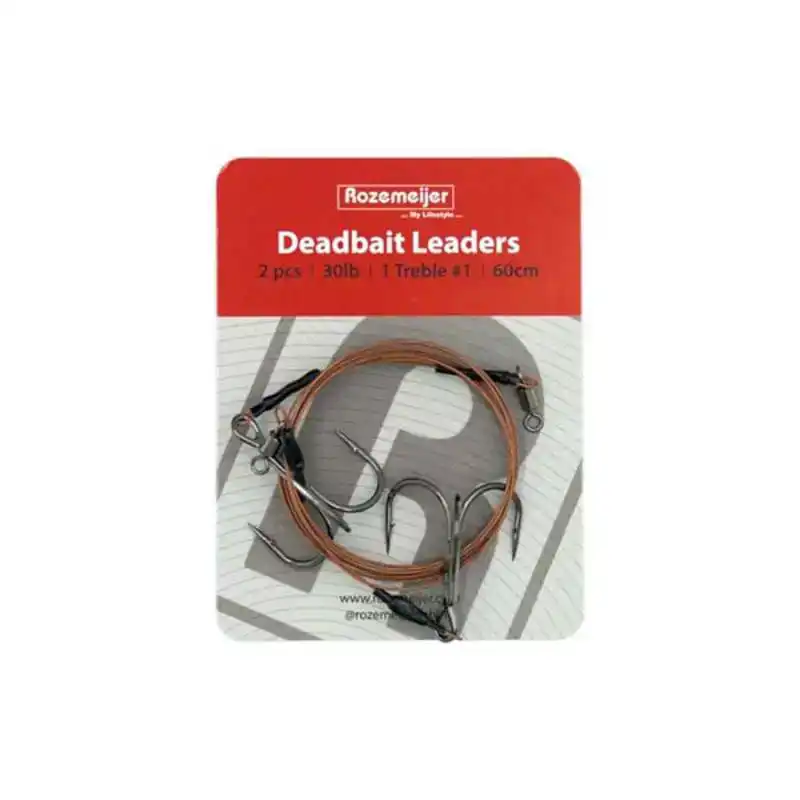 Deadbait Leaders 1x Treble