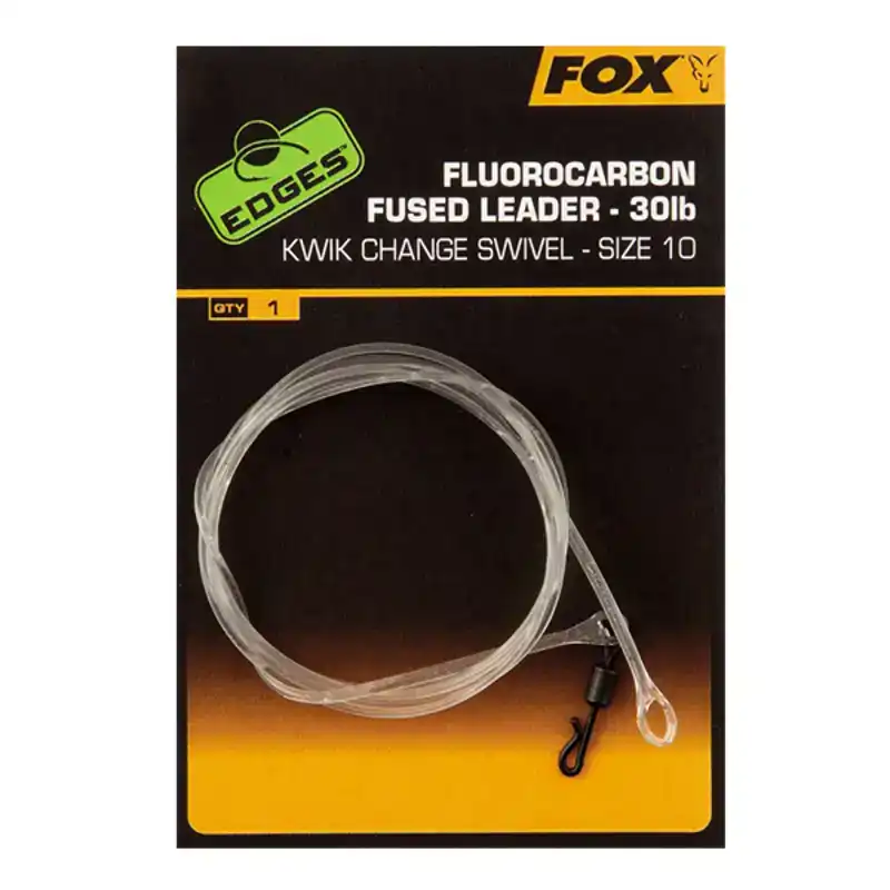 Edges Fluorocarbon Fused Leader - Kwik Change Swivel - 115 c