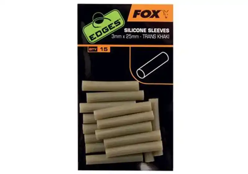 Edges Silicone Sleeves - 3 x 25 mm - Trans Khaki