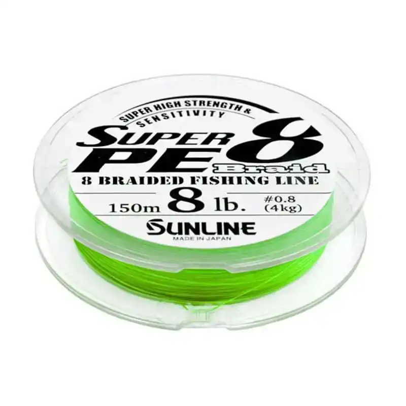 Super PE 8 Braid - Light Green - PE 0,6 - 6 lb - 150 meter