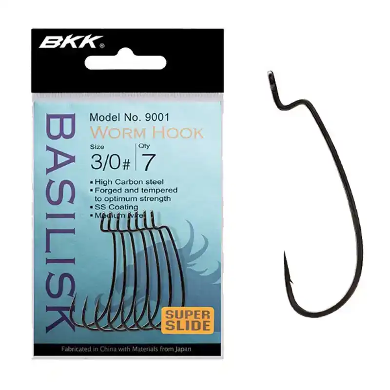 Basilisk 9001 Worm Hook - Größe: 1