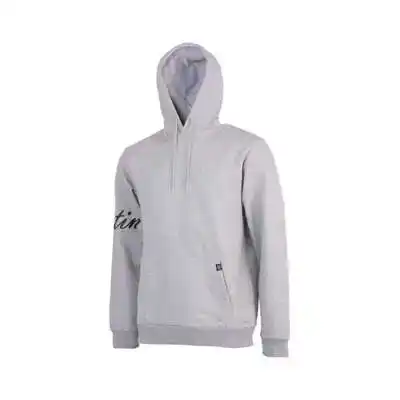Script Hoodie Grey Melange