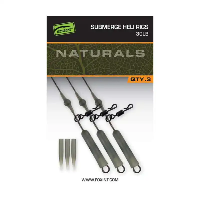 Edges Naturals Submerge Heli Rigs - 40 lb