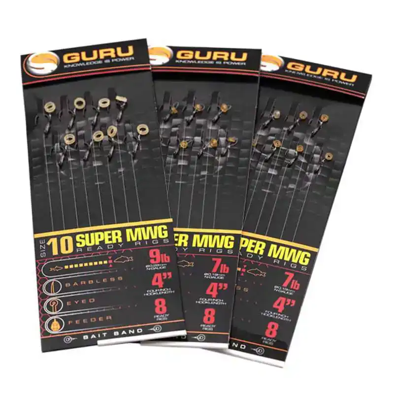 SMWG Bait Band Rigs - Haak: 10 - 0,19 mm - 4''