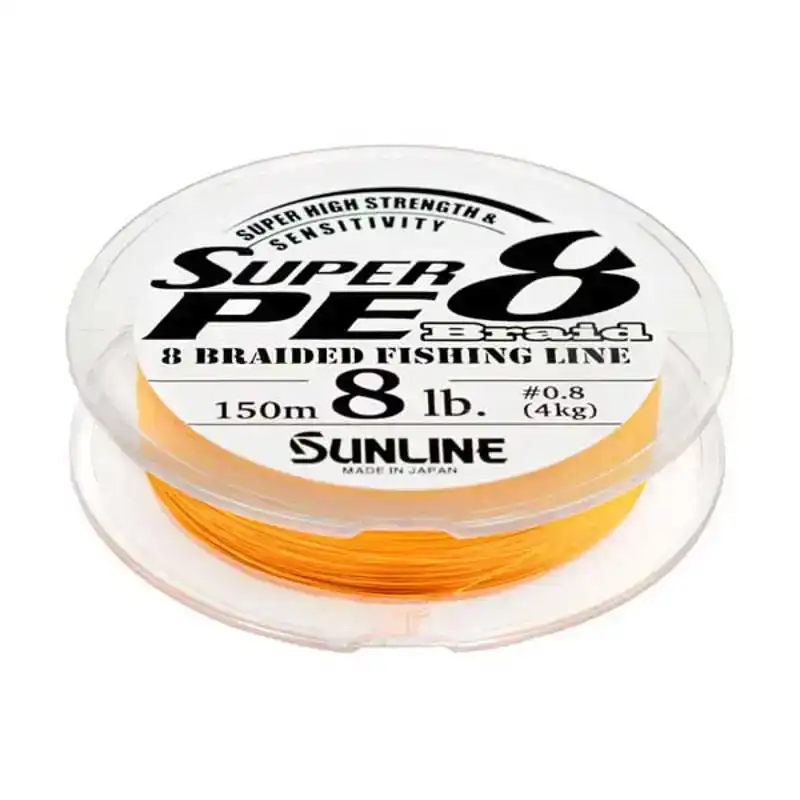 Super PE 8 Braid - Orange - PE 0,6 - 6 lb - 150 meter