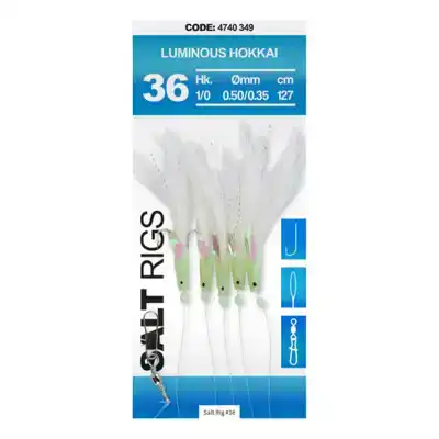 Luminous Hokkai - Salt Rig 36 - Haak: 1/0