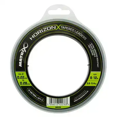 Horizon X Tapered Leaders - 0,22 mm - 0,28 mm