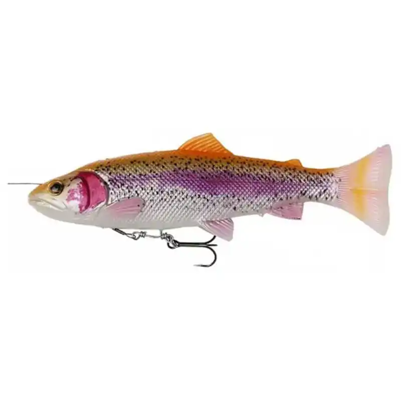 4D Line Thru Pulse Tail Trout - 20 cm - Slow Sink - Rainbow