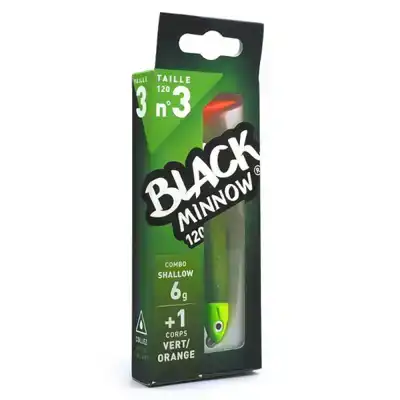 Black Minnow Shallow Combo - No. 3 (120) - 6 gram - Kaki - N
