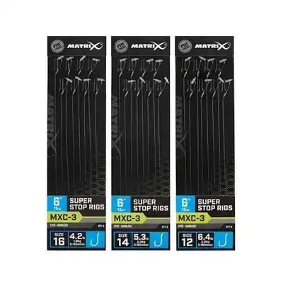 MXC-3 Super Stop Rigs - Haken: 12 - 0,18 mm - 15 cm