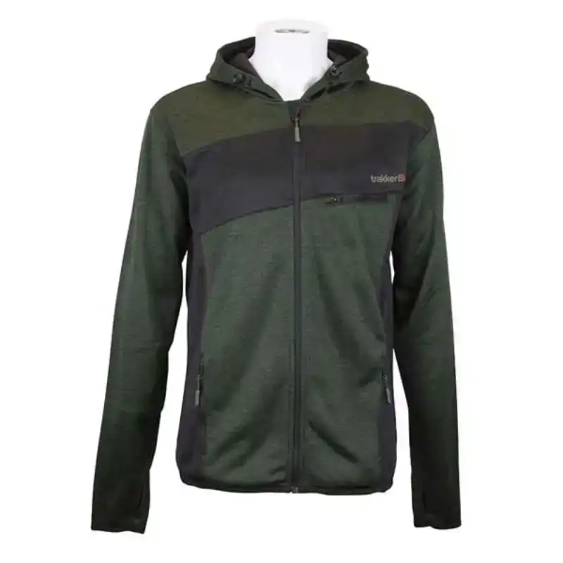 Marl Fleece Back Hoody - Large