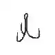 Treble Hook BN 6X - Maat: 1/0