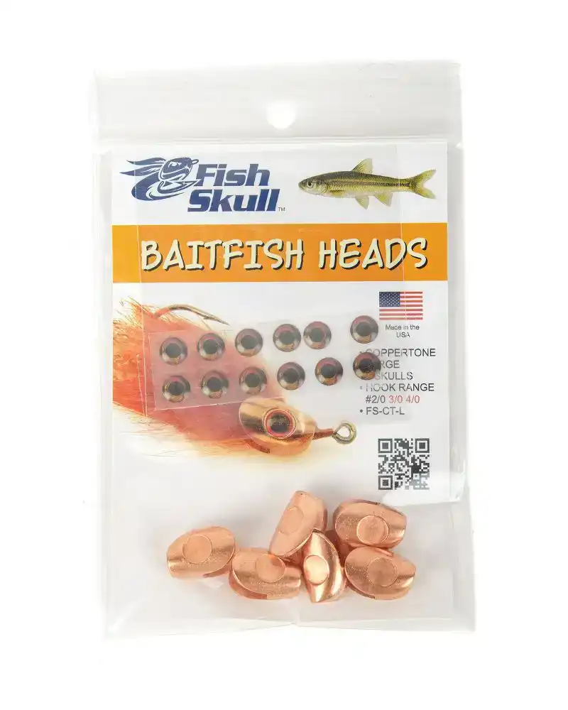 Baitfish Head - Large - Coppertone
