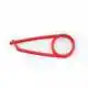 Hackle Pliers Perfect - 5,5 cm - Rood