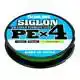 Siglon PE X4 - Light Green - 0,132 mm - 4,5 kg - 150 meter