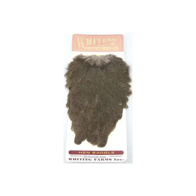 Coq De Leon Hen Saddle - Natural Brown Mottled