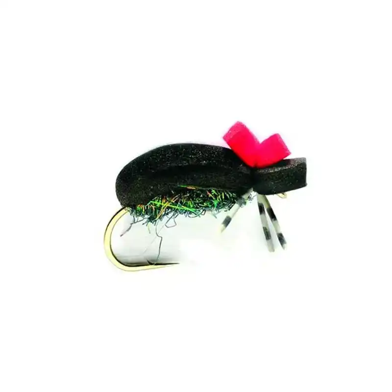 Hi-Vis Black Foam Beetle - Haken: 12