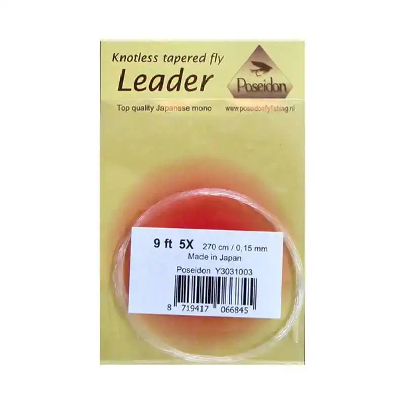 Knotless Tapered Fly Leader - 0 X - 0,275 mm - 7,5 ft / 230 