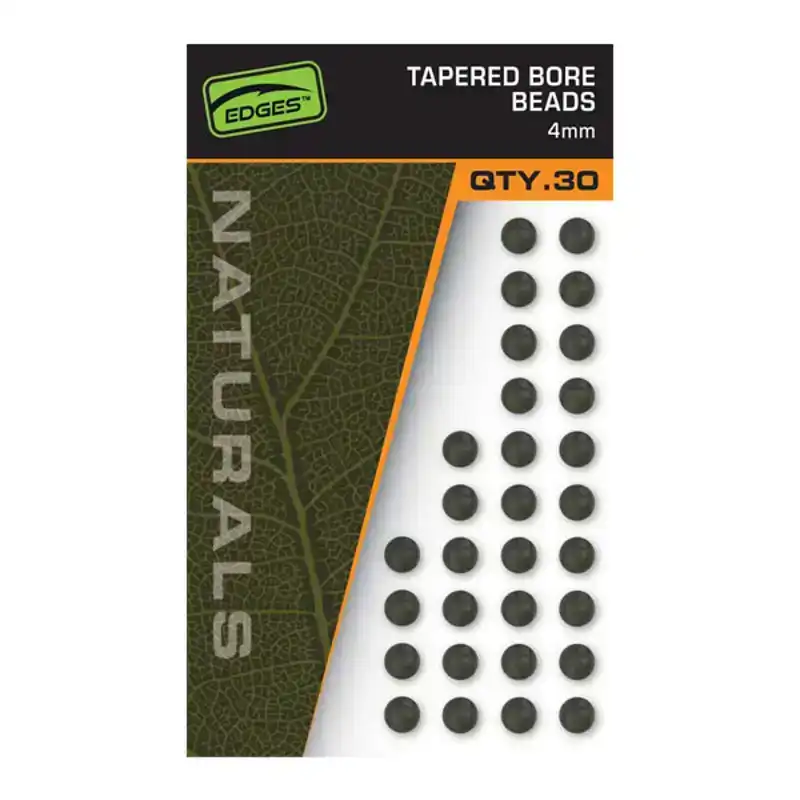 Edges Naturals Tapered Bore Beads - 4 mm