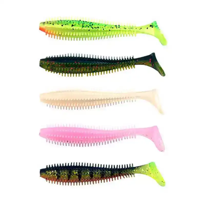 Spikey Shad - 6 cm - Dark Oil UV