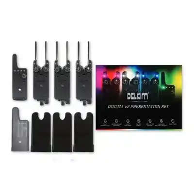 TXI-D V2 Digital Presentation Set - 3 Beetmelders + Receiver