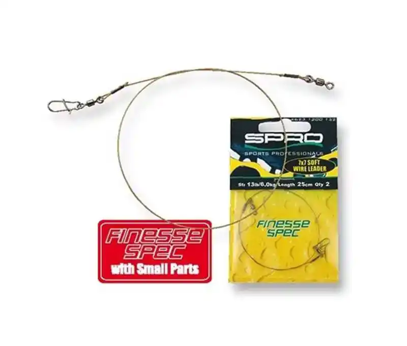 Pike Fighter Wire Leader 7x7 Finesse Spec - 30 lb. - 30 cm