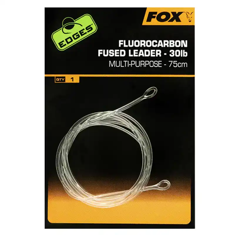 Edges Fluorocarbon Fused Leader - 30 lb - 75 cm