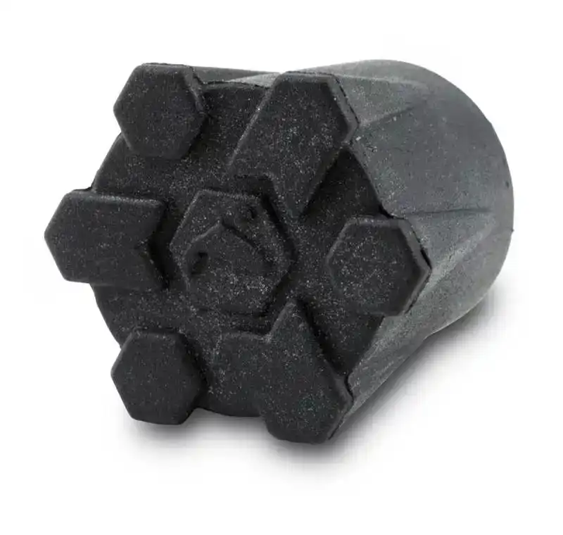 Wading Staff Rubber Tip Black