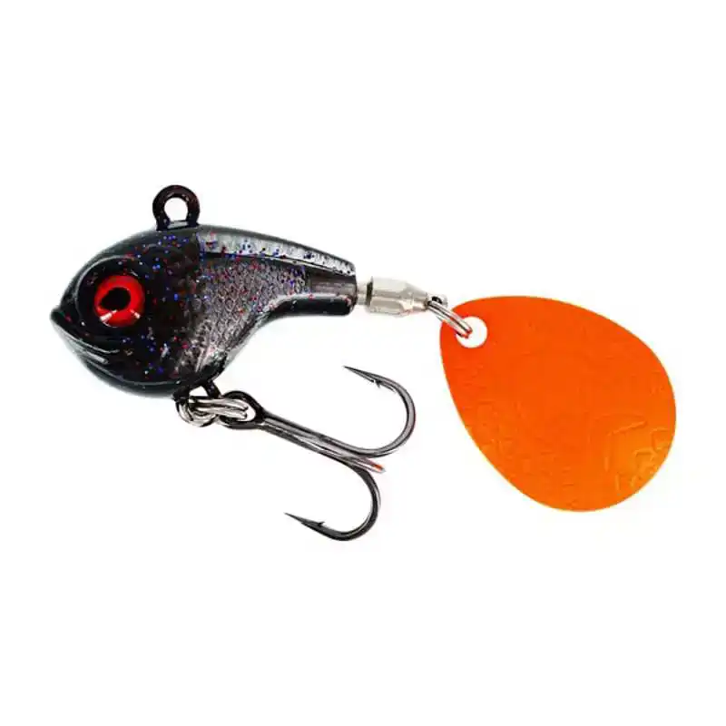 Dropbite Spin Tail Jig - 8 gram - Chart. Blue Craw