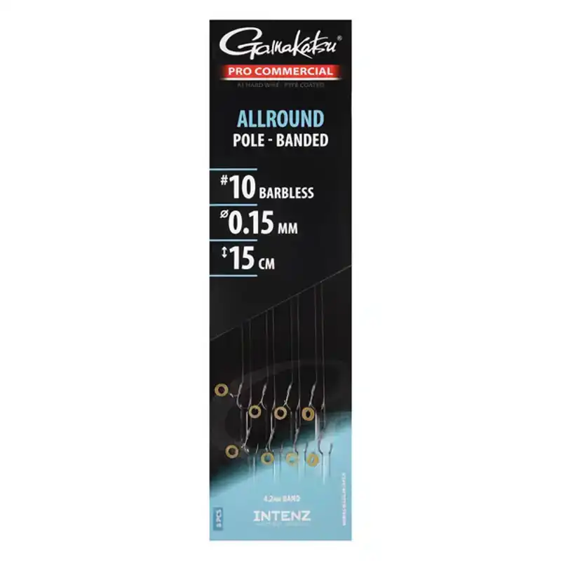 Pro Commercial Allround Pole Banded Ready Rigs - Barbless -
