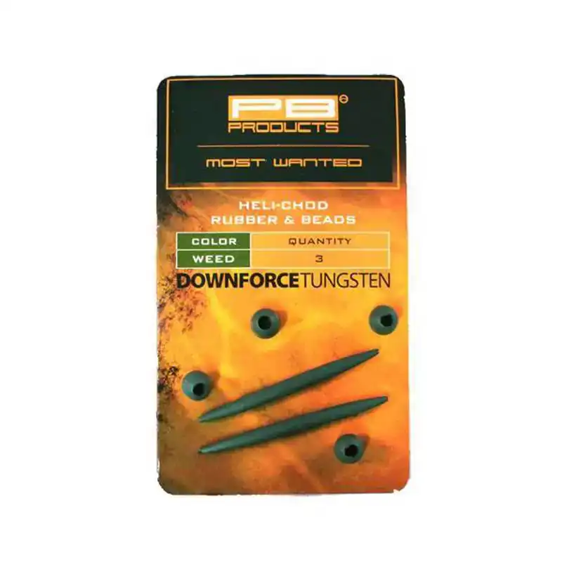 Downforce Tungsten Heli-chod Rubber & Beads - Silt