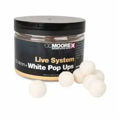 Live System White Pop - ups - 13/14 mm