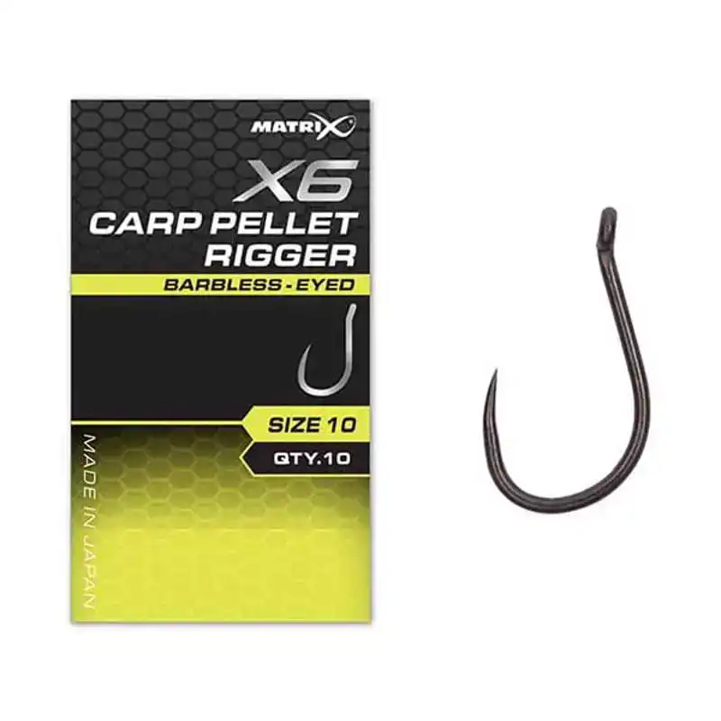 X6 Carp Pellet Rigger Hooks