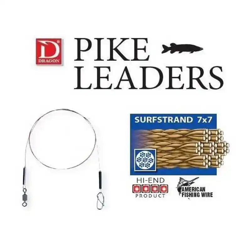 Classic Surfstrand Pike Leader 7x7 - 9 kg - 20 cm