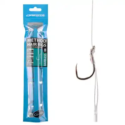 Easy Stop Method Hair Rigs - Barbless - Haken: 16 - 0,20 mm
