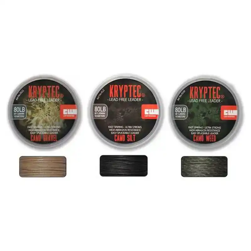Kryptec Lead Free Leader - 80 lb - Gravel