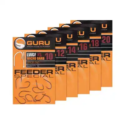 Feeder Special XS Spade End Hooks - Barbed