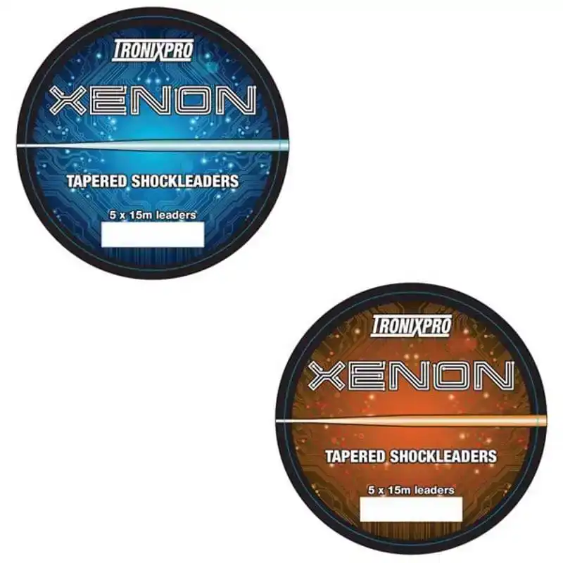 Xenon Tapered Leaders - Clear - 0,25 / 0,60 mm